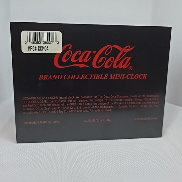 Vintage Coca-Cola Drive Thru Clock Figurine - Picture 3 of 5